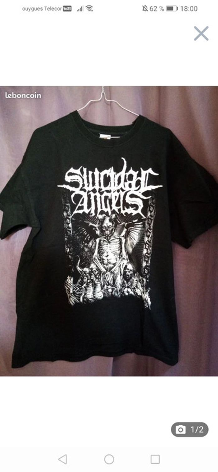 T-shirt du groupe suicidal angels