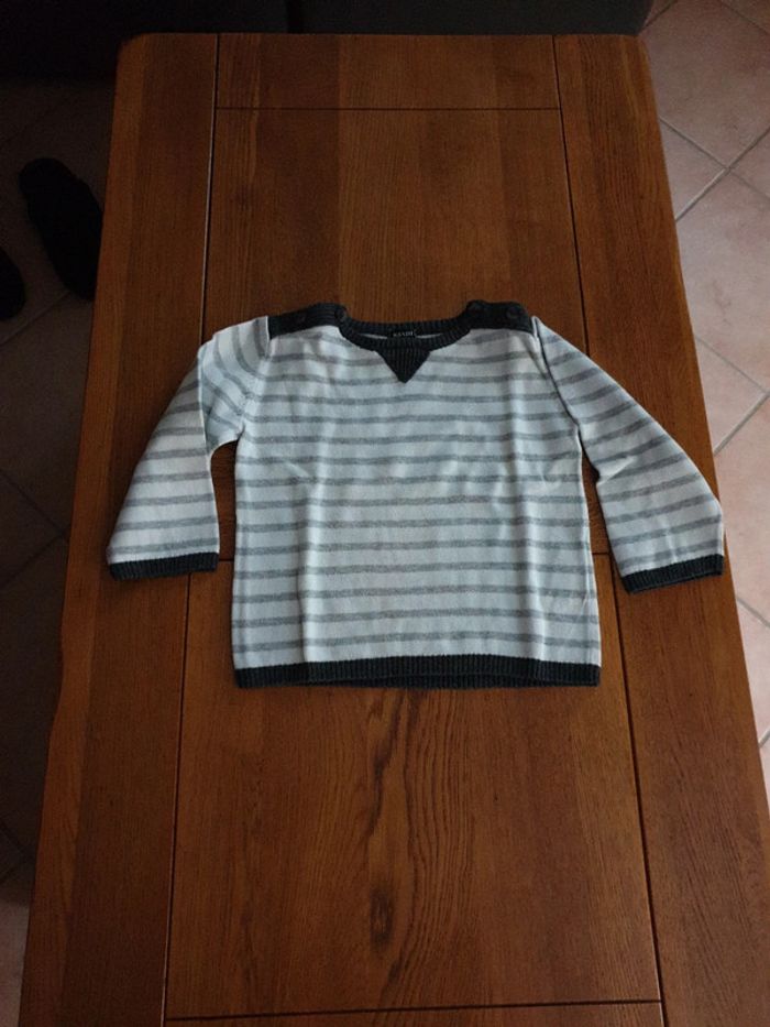 Pull fin garçon 24 mois