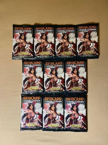 Lot de 10 boosters Riftbound Origins – League of Legends TCG