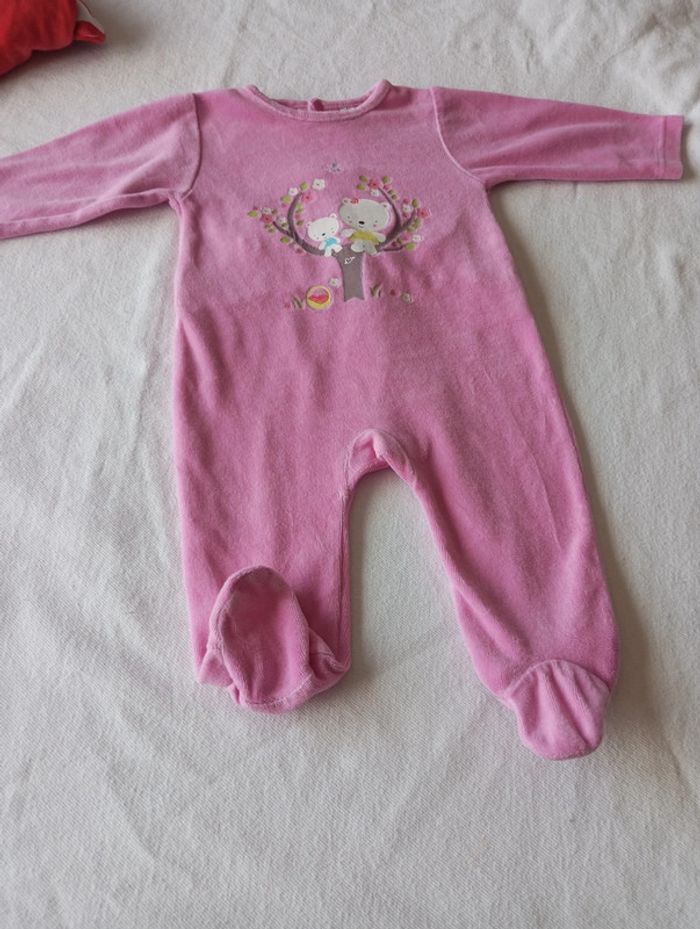 Lot de deux grenouillères de taille 3 mois - photo numéro 3