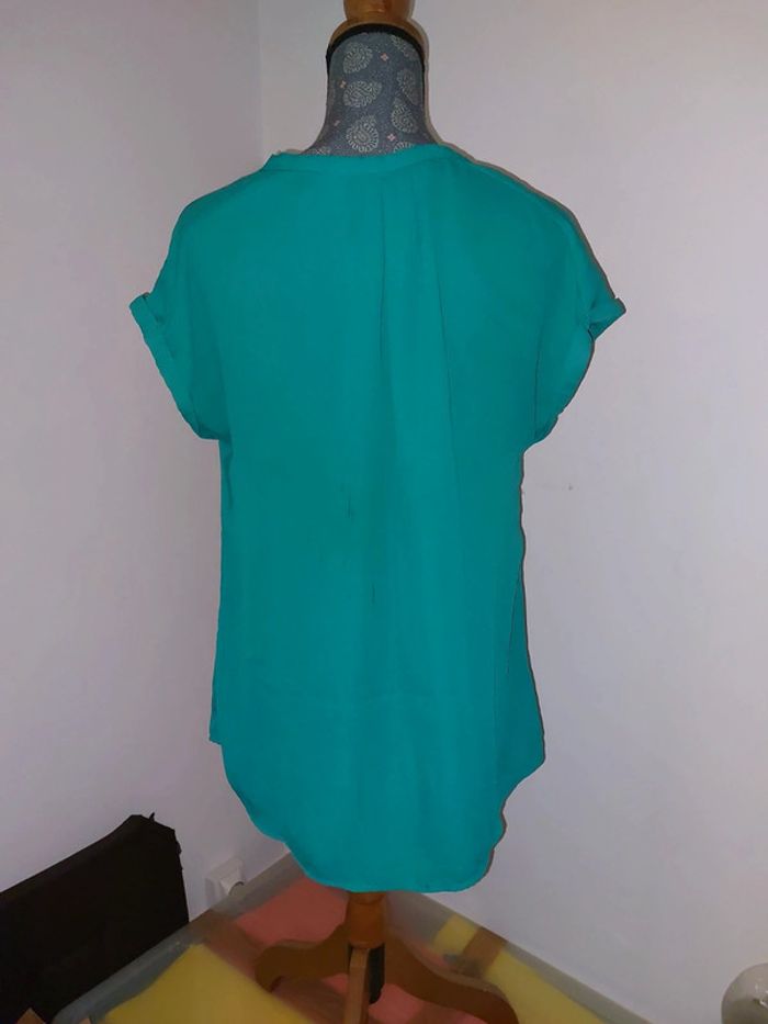Chemise fluide verte (L) - photo numéro 2