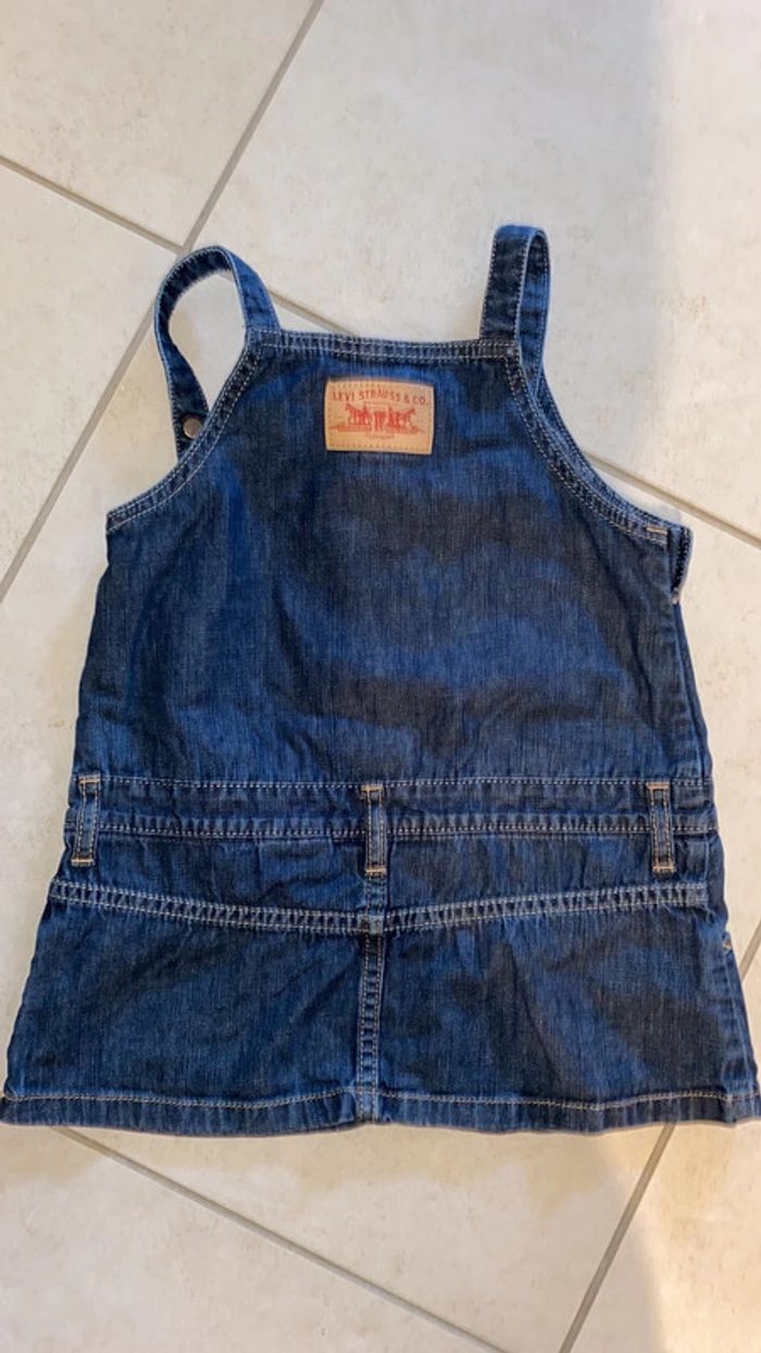 24 mois - taille grand ! Robe levis jeans souple réglable - photo numéro 6