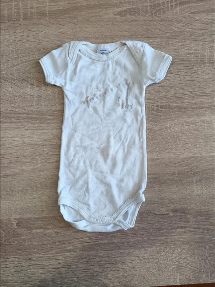C44 Lot bodies petit bateau 3 mois - photo numéro 3