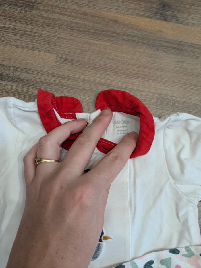 Lot 5 blouses 6 mois - photo numéro 3