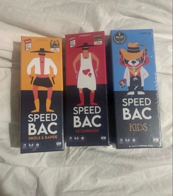 Speed bac le carnage le kids et le drôle rapide 