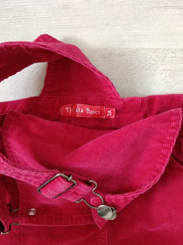 Robe salopette velours 3 ans - photo numéro 5