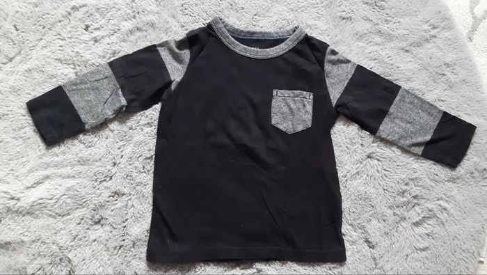 Ensemble jean noir skinny fit 3 t-shirts manches longues coton bio ouistiti singe awesome - photo numéro 8
