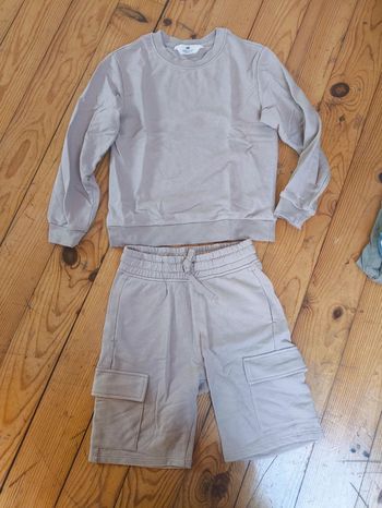 Ensemble short et sweat shirt h&m
