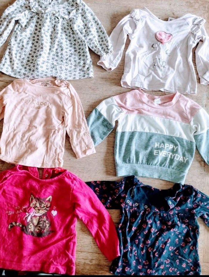 vend lot de tee shirt taille 9 mois - photo numéro 4