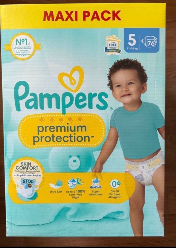 1 paquet de couches Pampers t 5