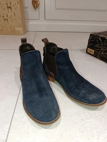 Bottines bleu marine Mustang 37