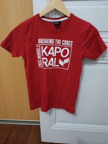 Tee-shirt Kaporal rouge et blanc
