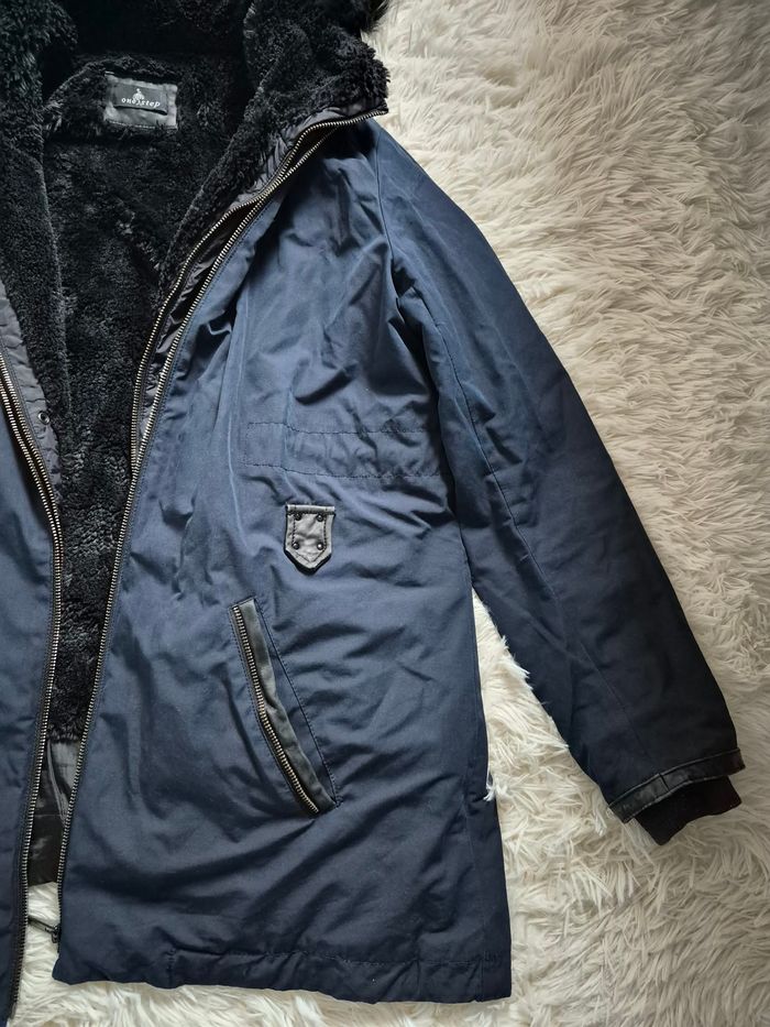 Manteau One Step bleu marine - Taille 44 - Très bon état - photo numéro 5