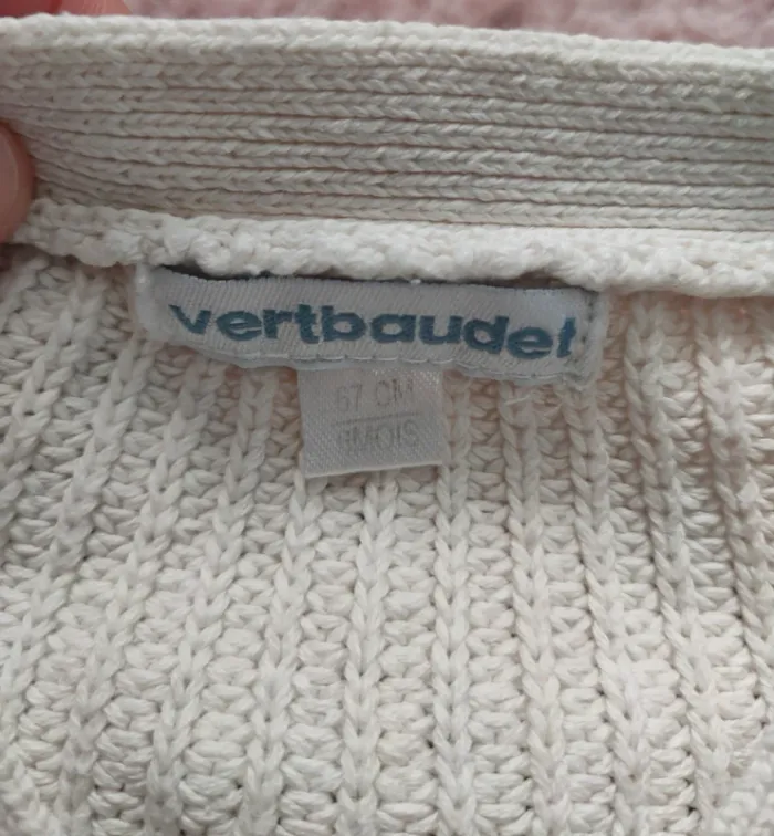 Gilet Vertbaudet 6 mois - photo numéro 3