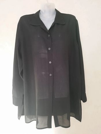 Chemise noire femme