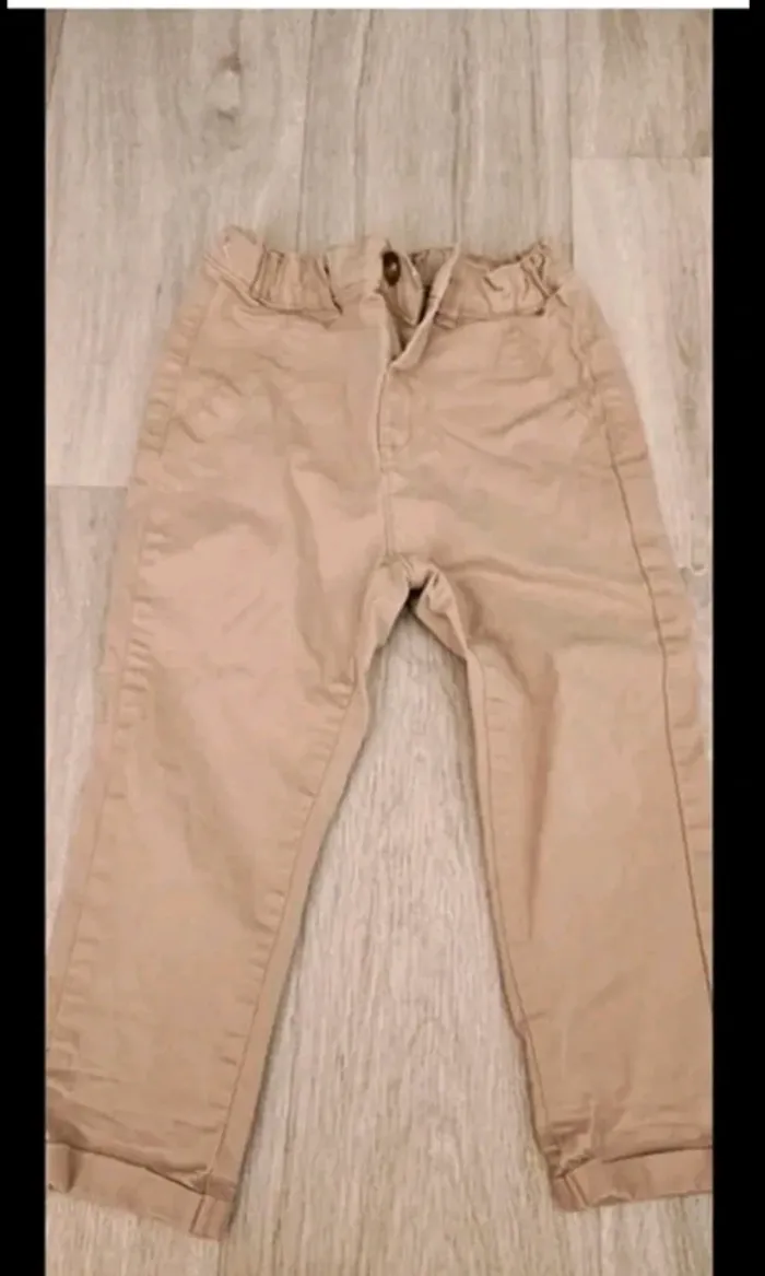 Pantalon chino beige