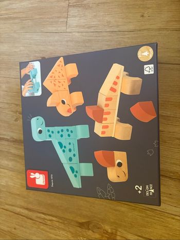 Jeu de construction dinosaures Janod