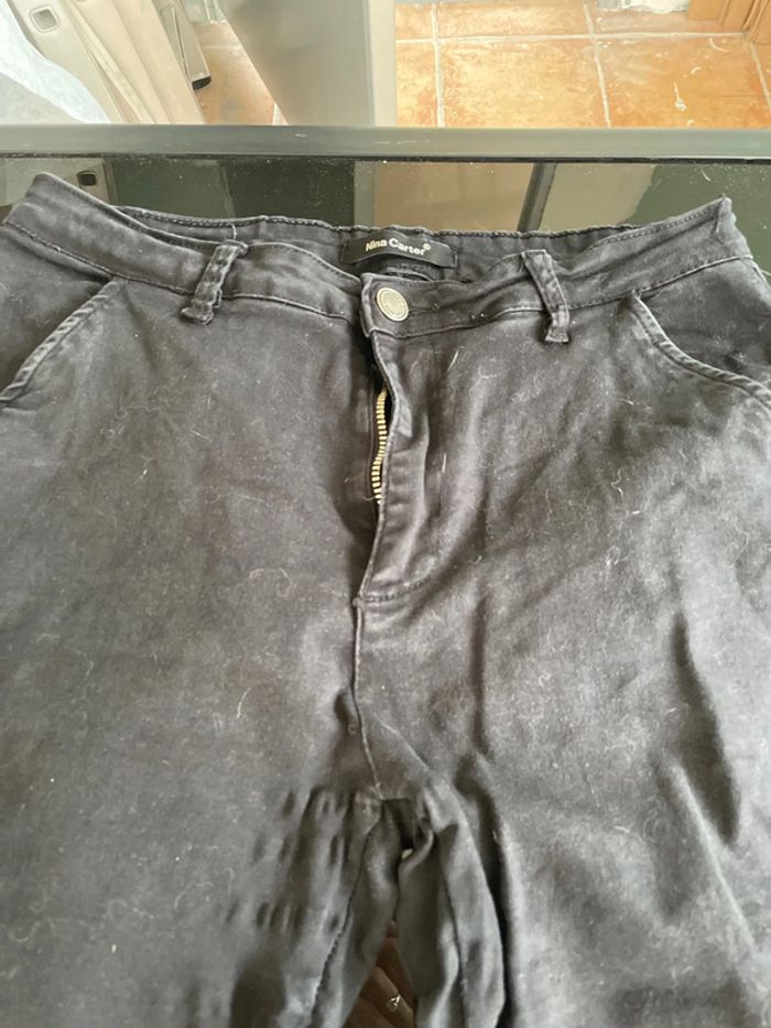 Pantalon noir de la marque Nina Carter, en taille 40 - photo numéro 4