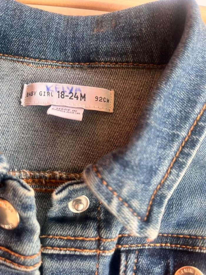 Veste en jean 3 ans - photo numéro 2