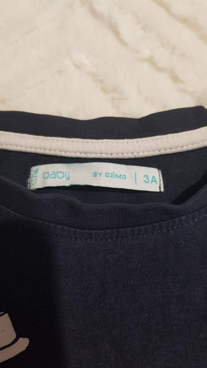 T-shirt coll comme papa - photo numéro 4