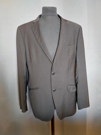 Veste tailleur noir rouge