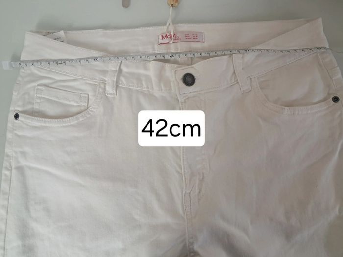 Md'M jean été blanc T.42 neuf - photo numéro 10