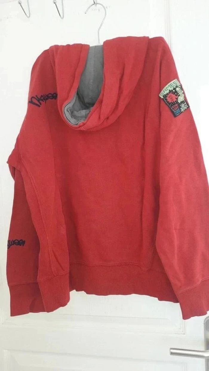 pull rouge garçon 12ans - photo numéro 2