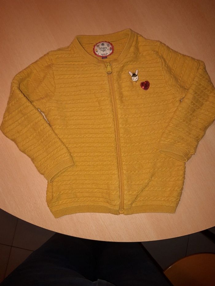 Gilet zippé 4 ans
