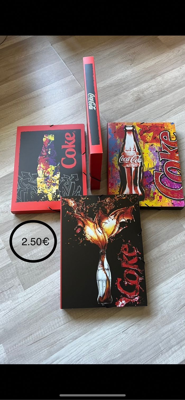 Pochette plastique coca cola