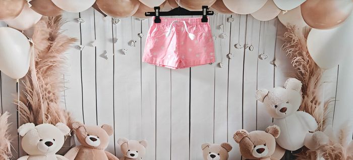 Short rose pois blancs Tex Baby bébé fille 6 mois