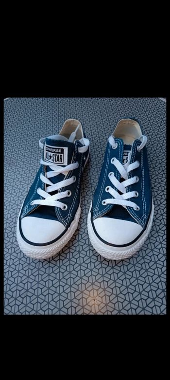 Converses basses bleu jean fille taille 33