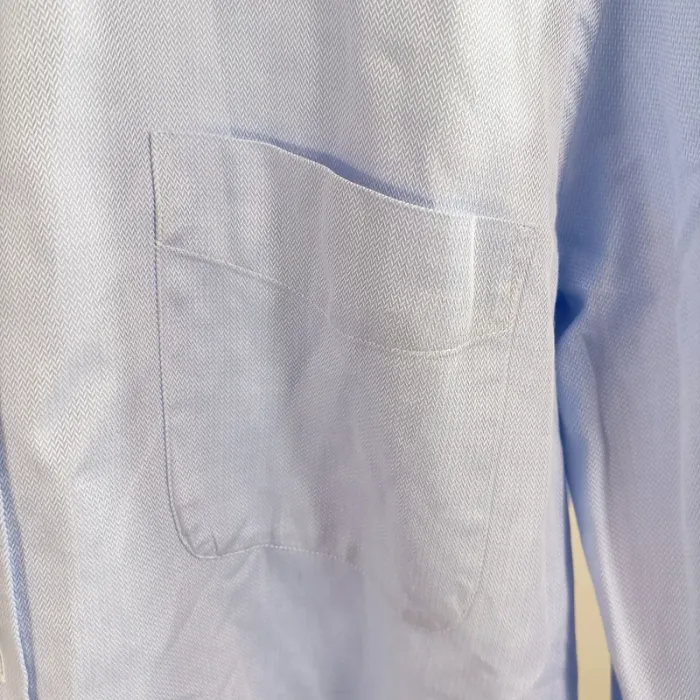 Chemise bleu ciel Café Coton Paris 100% coton col classique taille 40/41 A1300 - photo numéro 6