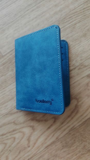 Portefeuille/porte-cartes bleue