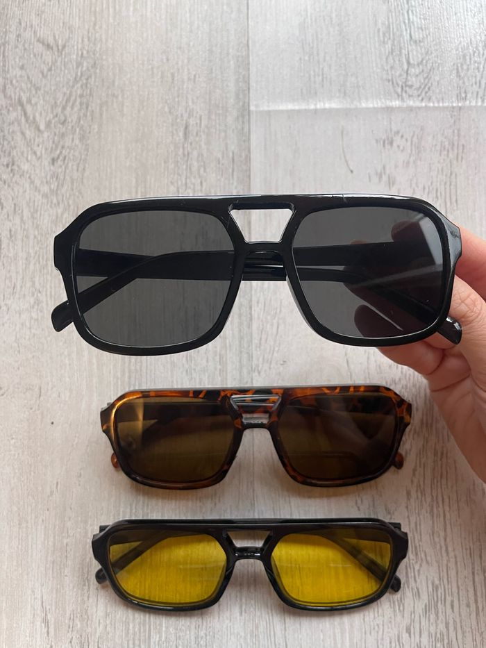 Lot de 5 lunettes de plage, lunettes de style, lunettes de mode - photo numéro 10