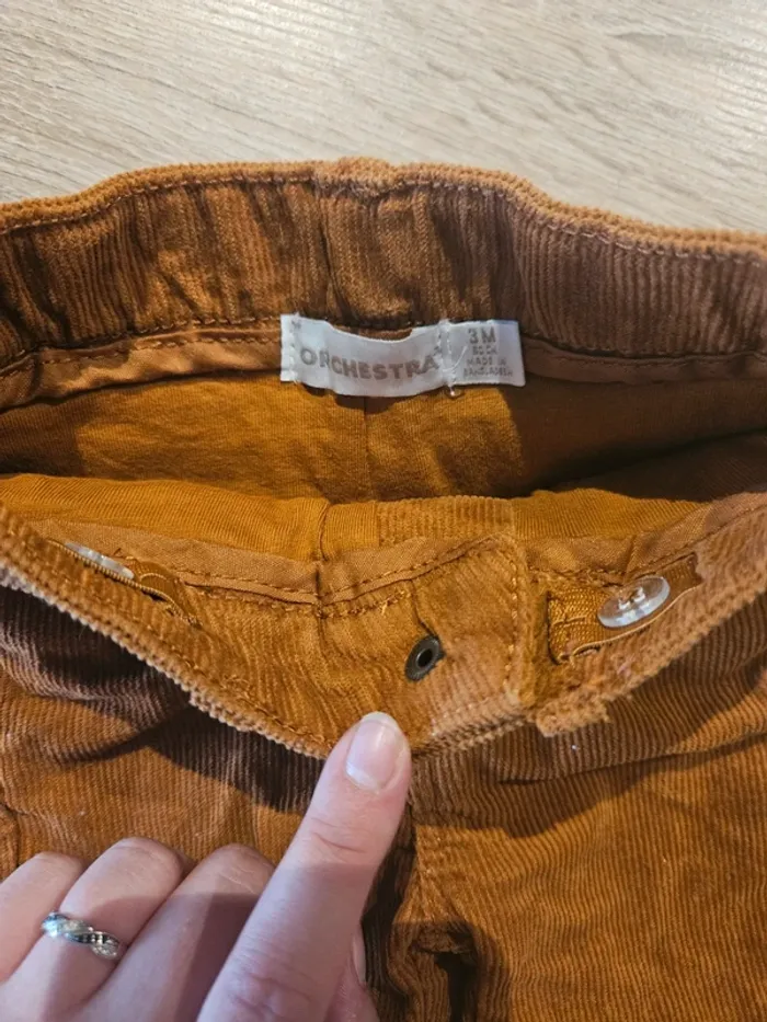 Pantalon velours taille 3 mois 🌸 - photo numéro 2