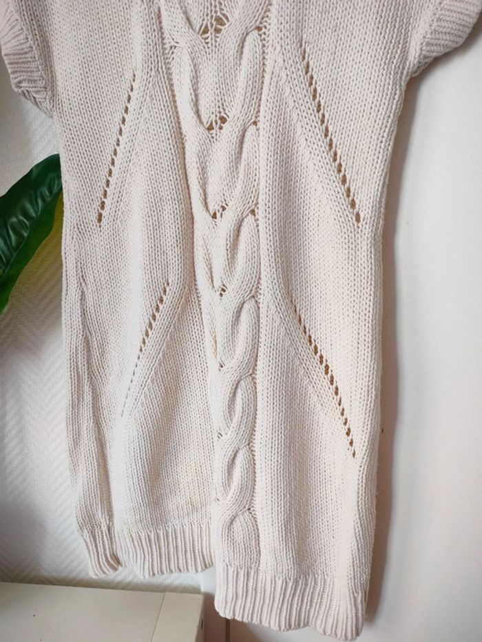Robe pull blanc crème JCL - photo numéro 4