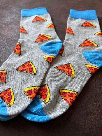 Chaussettes pizza