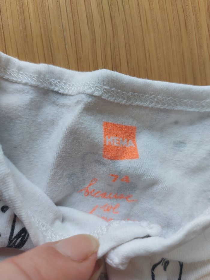 Lot 3 pyjamas 1 pièce 74cm/12m - photo numéro 3