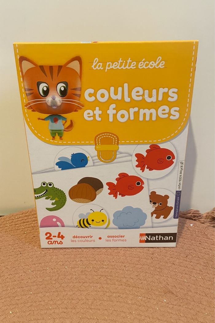 🎒 La petite école – Couleurs et Formes (Nathan) 🎨 Pour enfants 2 à 4 ans
