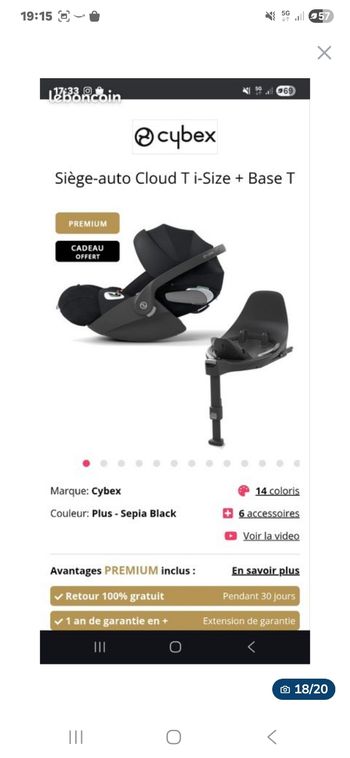 Poussette Cybex Gazelle S2