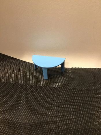 Playmobil demie table bleue pièces détachées