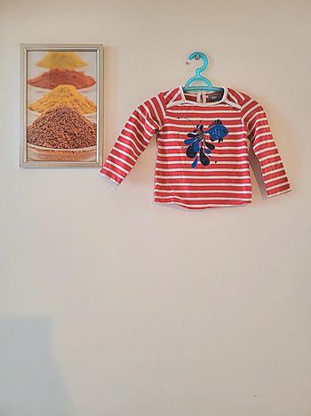 Joli petit haut manche longue jbc 12 mois