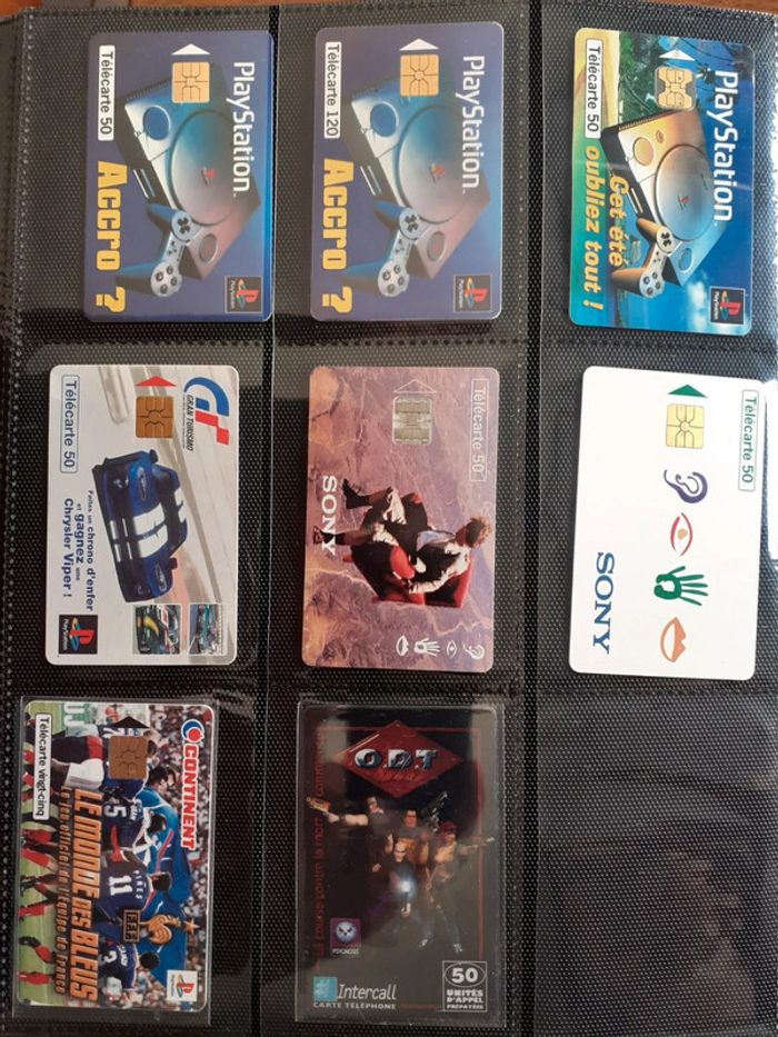 Lot cartes sony playstation 1, 2, sega dreamcast