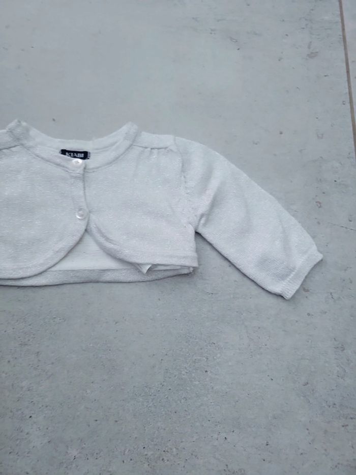 Veste bolero bébé 1 mois fille - photo numéro 2