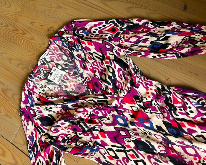 Robe Zara motifs géométriques M étiquettée - photo numéro 4