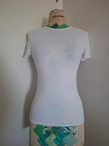 T- Shirt blanc seconde peau - Pull&Bear - taille M - neuf