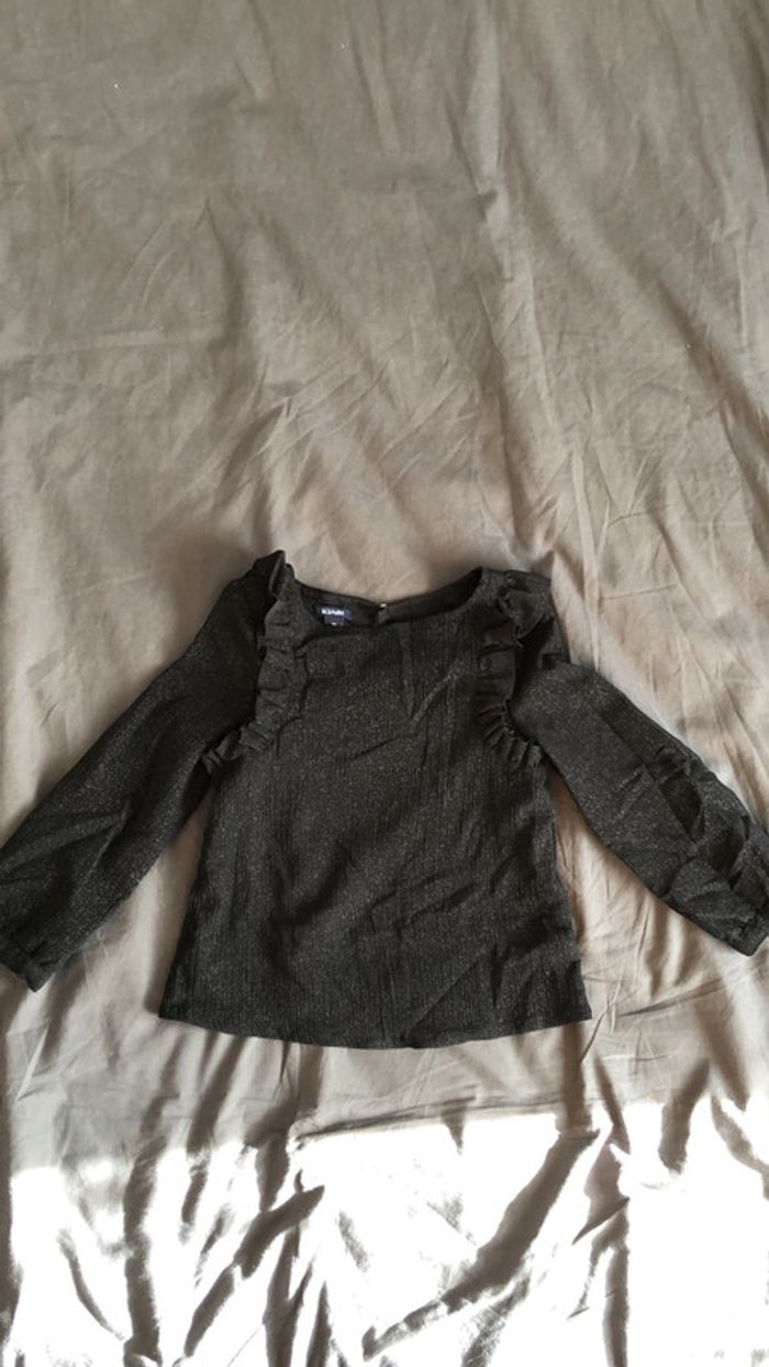 Tunique noire pailletée