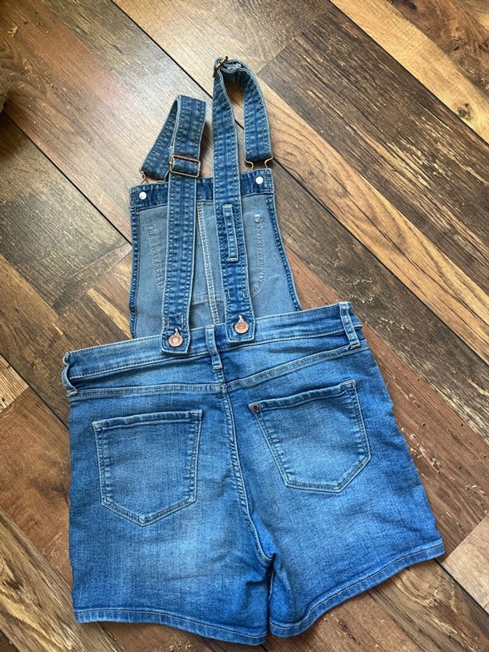 Combishort Jean H&M taille 9-10 ans - photo numéro 2