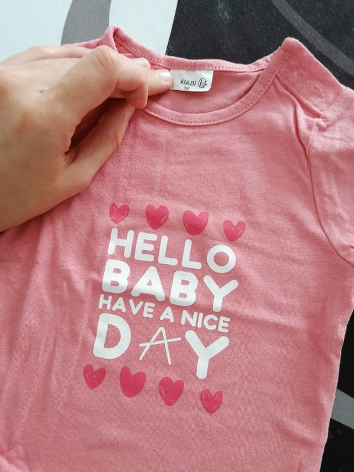 T shirt ML 3 mois - photo numéro 2