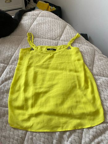 Débardeur jaune, taille S mim